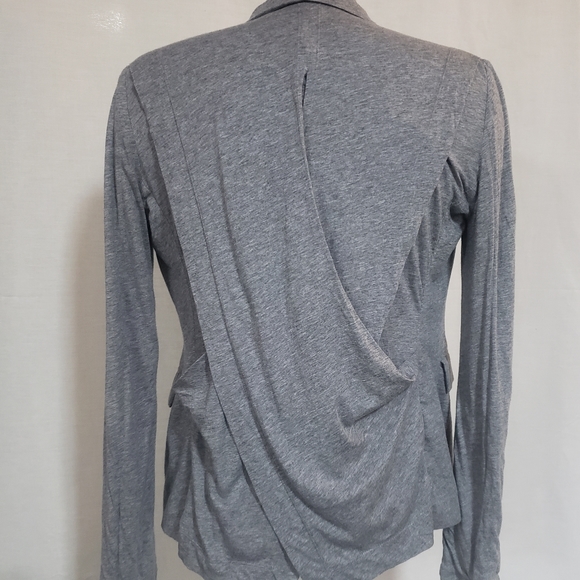 Bcbg maxazria sweater jacket, size small, light grey - Picture 2 of 7